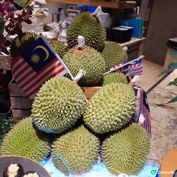 Big BayCafe最近推出「榴槤盛薈」周末下午茶自助餐，...