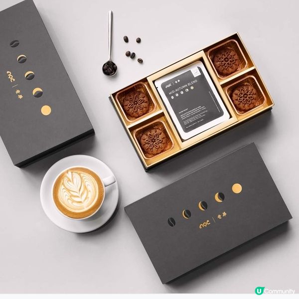 奇華x NOC咖啡奶皇月餅禮盒