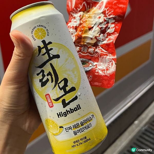 網紅推介原片檸檬 highball🍋