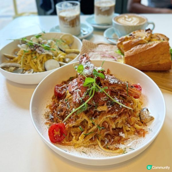 西貢美食😍橙色寵物友善咖啡店☕️主打手工意粉😋咖啡同樣高質👏🏻👏🏻