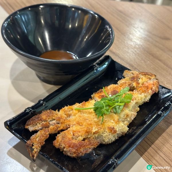 譚仔三哥炸軟殼蟹配麻辣喼汁