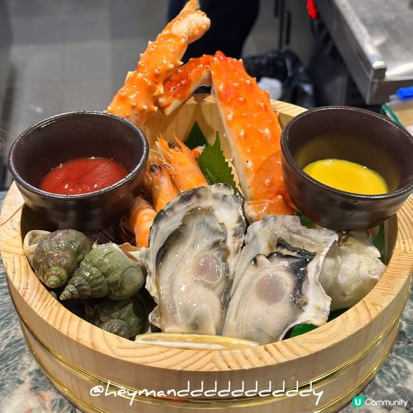 尖沙咀蠔埕🍴日本鹿兒島A5和牛松露鵝肝海鮮宴🍶