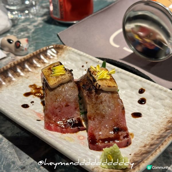 尖沙咀蠔埕🍴日本鹿兒島A5和牛松露鵝肝海鮮宴🍶