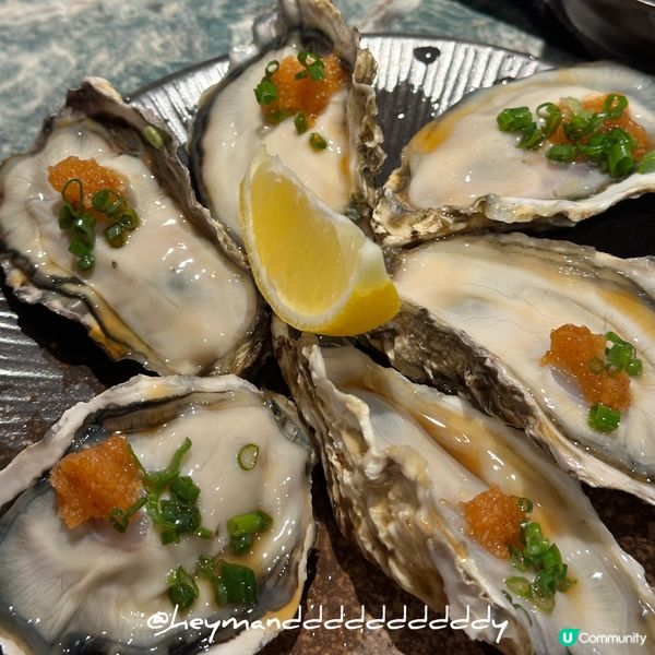 尖沙咀蠔埕🍴日本鹿兒島A5和牛松露鵝肝海鮮宴🍶