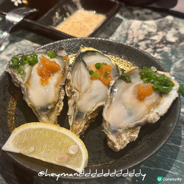 尖沙咀蠔埕🍴日本鹿兒島A5和牛松露鵝肝海鮮宴🍶