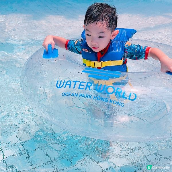 海洋公園水上樂園💦一家大小玩到癲🤪