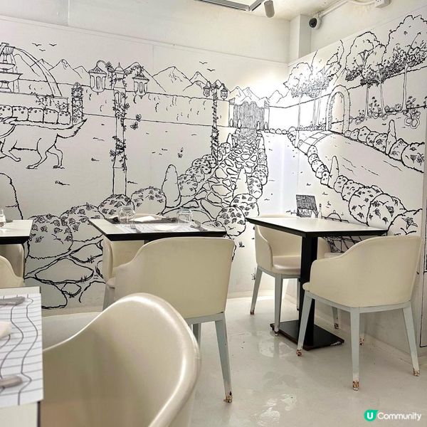 灣仔黑白手繪Cafe｜ULURU