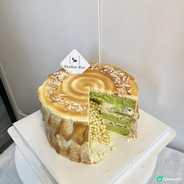 網店 @pandan_man 超高水準的班蘭蛋糕💚！！