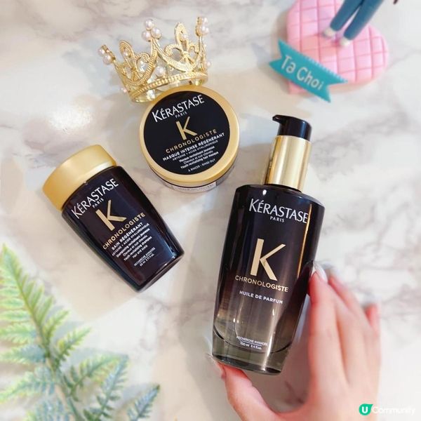 「 kerastase 」 的🌈 《 逆時光至臻修護系列 》，全面地改善髮質提升氣質！