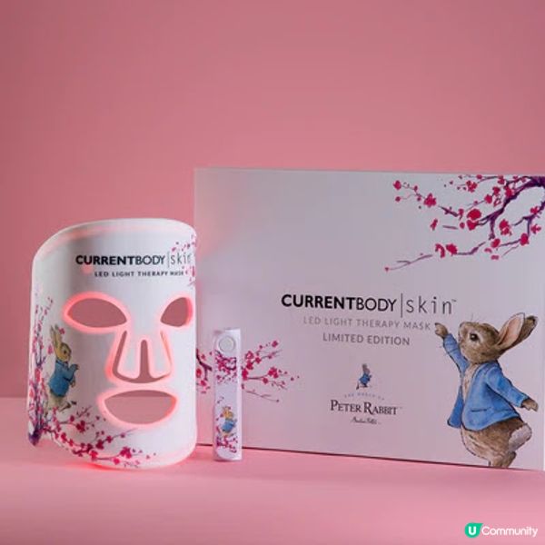 【面部護理】38婦女節優惠 ♥ 又靚又實用嘅 Peter Rabbit x CurrentBody 限量版 LED Mask【附扣優惠碼 +送水凝膠面膜】