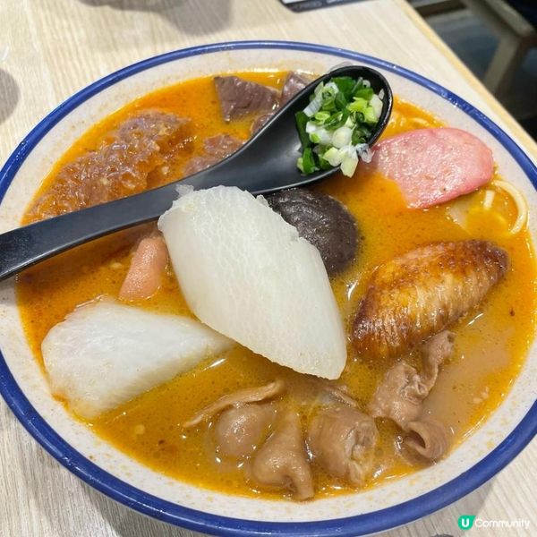 紅磡旺場多人車仔麵-淥麵 超級至尊「捌」寶湯麵大大碗!