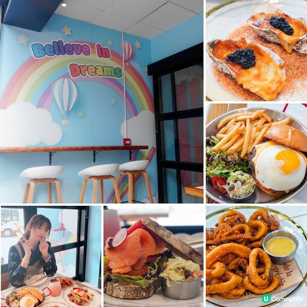 【飲食】元朗．揉合美食與咖啡的本土Cafe｜彩虹主題 & 寵物Friendly｜Rainbow Bistro