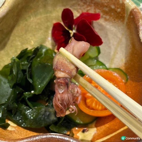 白色調清新風格的廚師發辦 《Hiru Omakase 日》