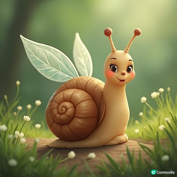 1. 蝸牛也可以飛?