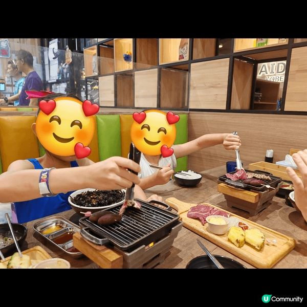 靚牛燒烤套餐，肉汁好夠又彈牙，醃料都??好，仲有個免費加配紫...