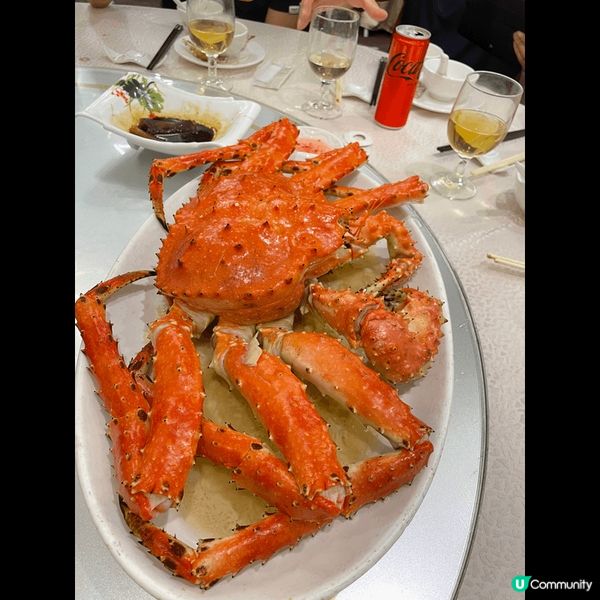 海港既阿拉斯加長腳蟹，好好味，新鮮足秤，抵過去街市買，套餐仲...