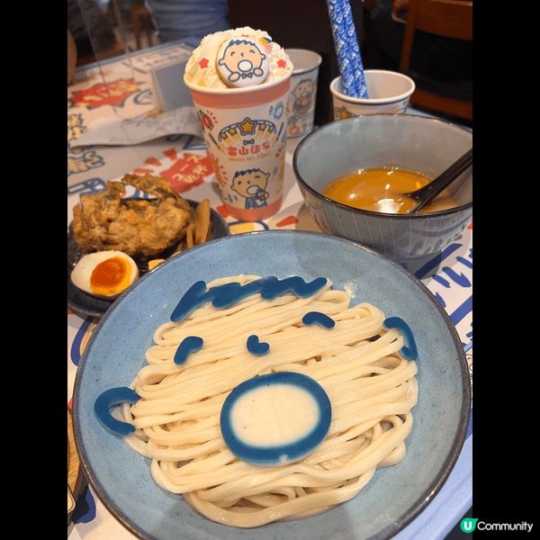 富山麵家今次聯乘大口仔Minna No Tabo造型登場，由...