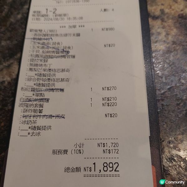 台灣義式古拉爵餐廳👍