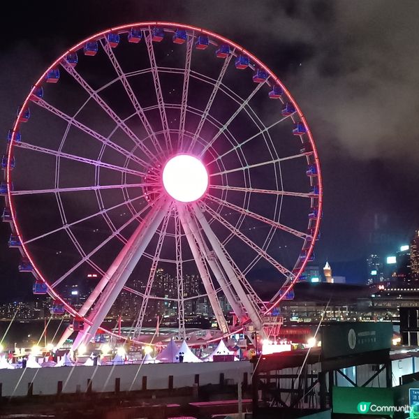 迷人的香港夜景，🤩🌃光影變幻！