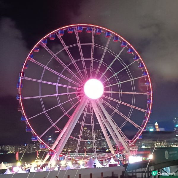 迷人的香港夜景，🤩🌃光影變幻！