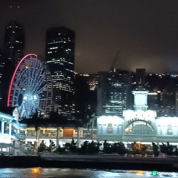 迷人的香港夜景，🤩🌃光影變幻！