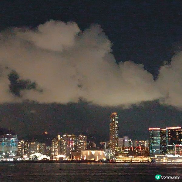 迷人的香港夜景，🤩🌃光影變幻！