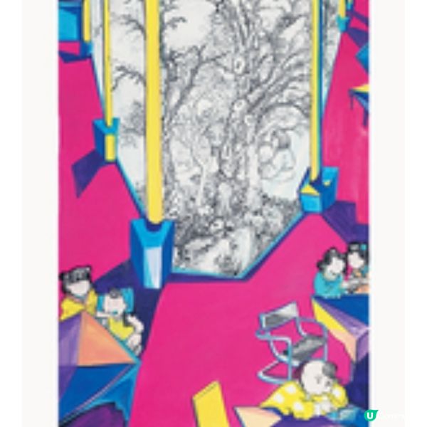 麥雅端《觀潮...藝術的交匯》水墨 與PopArt融合突破界