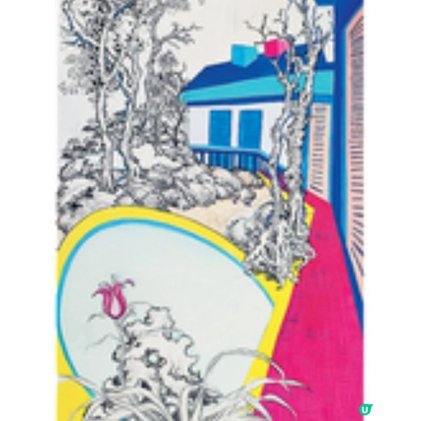 麥雅端《觀潮...藝術的交匯》水墨 與PopArt融合突破界