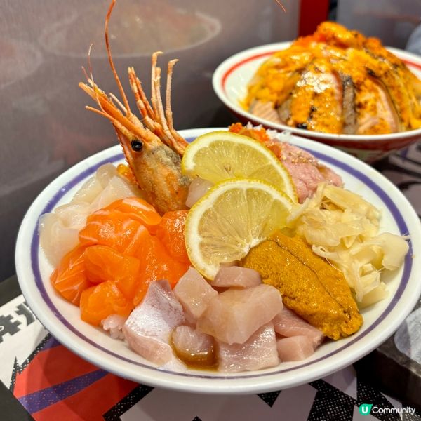 旺角•人氣刺身丼 丼燃必食火焰卷