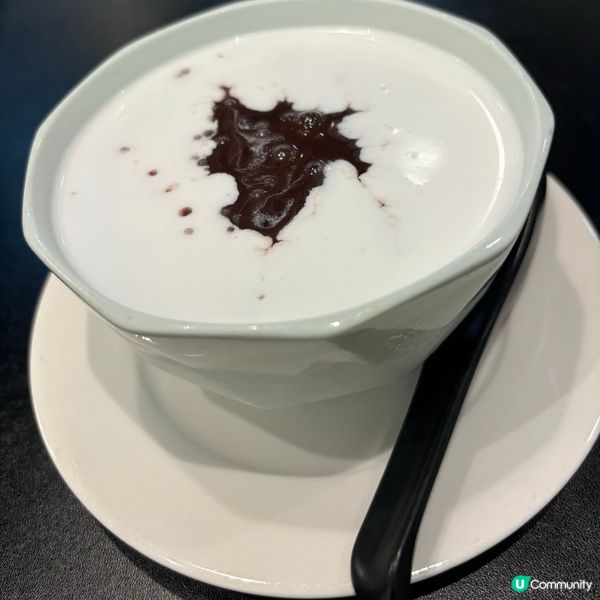 椰汁紫米露很濃郁