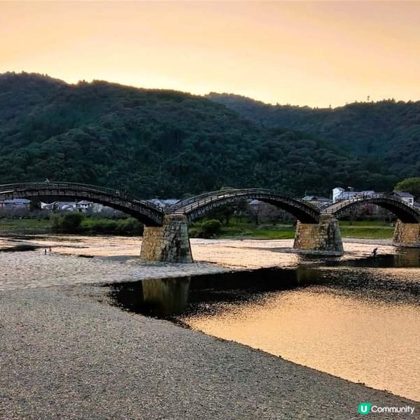 錦帶橋：一根釘也沒有的日本三大名橋🤩