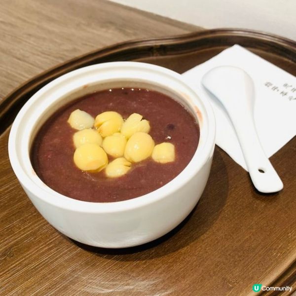 蓮子陳皮紅豆沙·蓮子香糯·紅豆陳皮味非常突出·值得一試