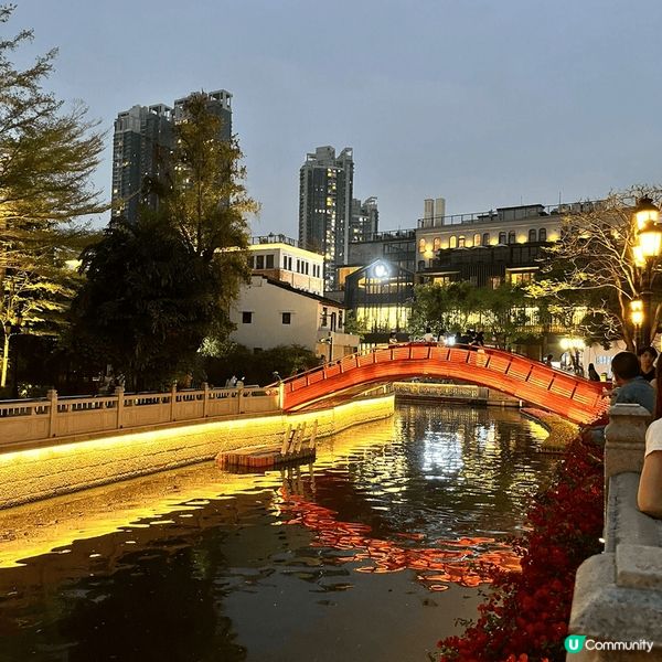 #相機食先   荔枝灣湧位於廣州市荔灣區西關泮塘一帶，坐荔枝...