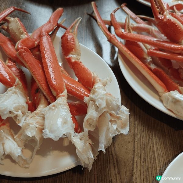 生日去mr steak 食自助餐，平價又有長腳蟹食正。