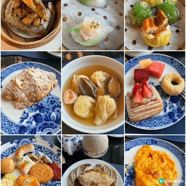 澳門倫敦人御廷園早餐，高級奢華，有龍蝦炒蛋、金箔帶子餃、鰻魚...