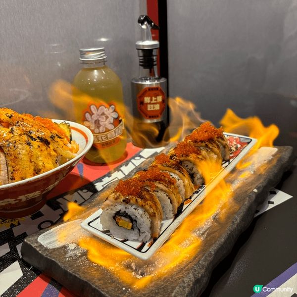 卷物加上火燒，又打卡又好食！餐廳仲有不少款式?丼飯都好澎湃吸...