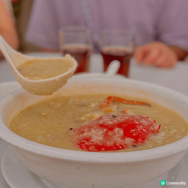 澳門馳名水蟹粥