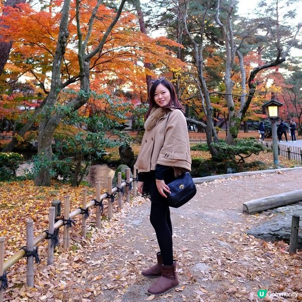 🍁 金澤兼六園:打卡紅葉仙境,感受江戶風情