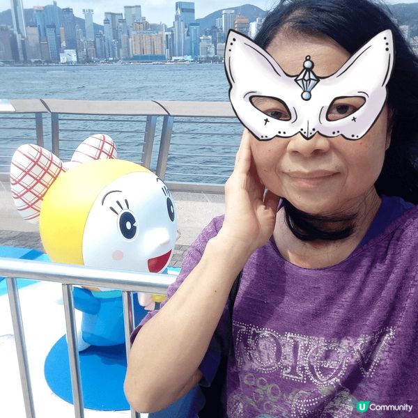 尖沙咀星光大道多拉A夢展