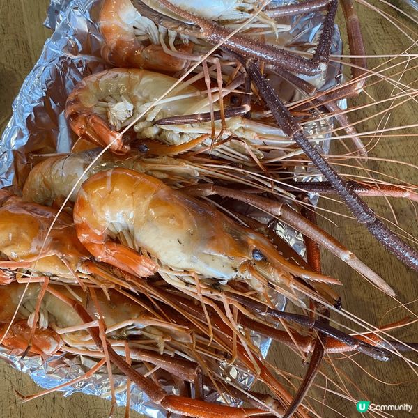 泰國海鮮市場食既大頭蝦真係好好食，又鮮甜又爽。