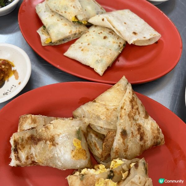 台灣美食（蛋餅同抓餅蛋）