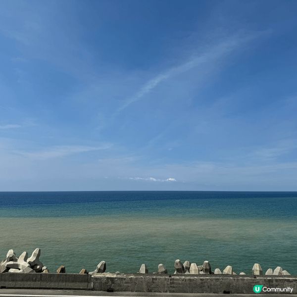 台灣打卡熱點，今次特登黎到陰陽海，佢係會係海上呈現2個顏色，...