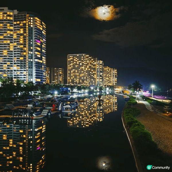 打卡聖地，陽光黃金海岸沙灘絕美夜景，真係好靚，推薦大家！