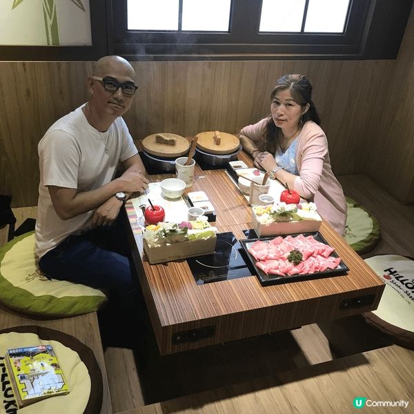 台灣呢間火鍋店，好食又好得意，食物全部都有圖案，見到唔捨得食...