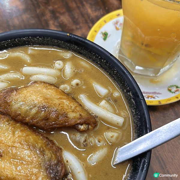 長洲必食之陳通記，沙嗲牛拼雞翼米通，凍橙檸,沙嗲湯底望落有?...