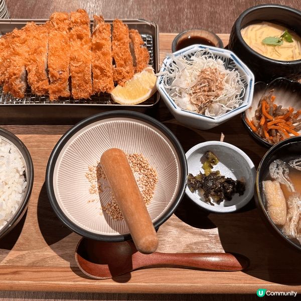 美食當前，日式定食食過番尋味，吉列豬扒非常鬆脆！