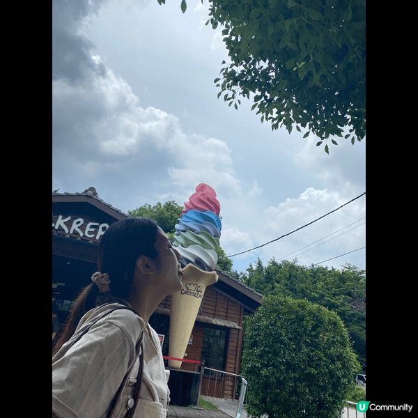 台灣彰化的雪糕店,是日式的建築風格,很有趣!好像去了日本一樣...