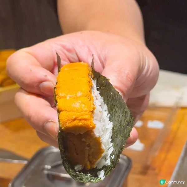 花晨月夕 🍣 海膽手卷超滿足！🤩 $1580 85折優惠！