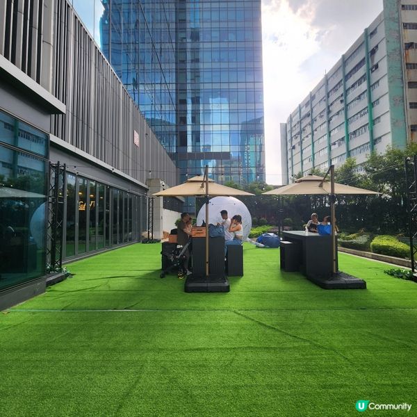 觀塘海濱附近🩷城景下的户外用餐•超美環境