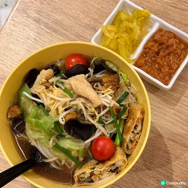 譚仔雲南米線健康素菜選擇💚